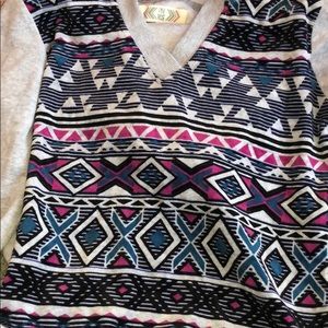 Pink rose sweatshirt